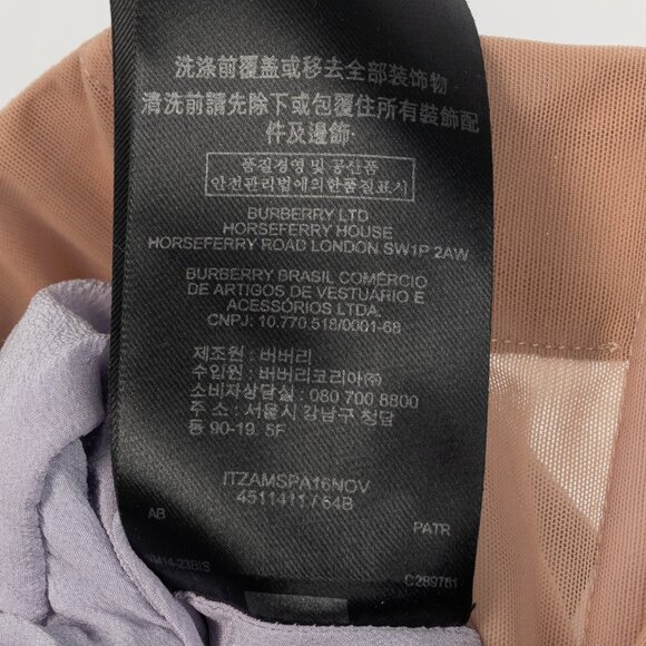 Burberry Prorsum SS/14 Pale Lavender Cotton Lace Bustier Strapless Dress - Picture 13 of 13